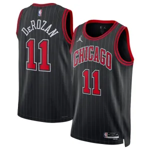 Jordan Chicago Bulls Demar Derozan 11 Trikot Statement Edition Swingman Schwarz Für Herren