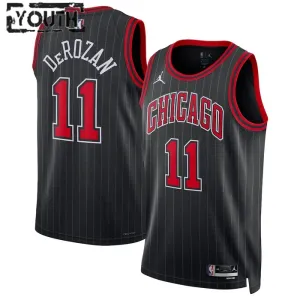 Jordan Chicago Bulls Demar Derozan 11 Trikot Statement Edition Swingman Schwarz Für Kinder