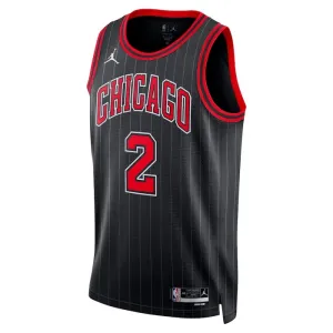 Jordan Chicago Bulls Lonzo Ball 2 Trikot Statement Edition Swingman Schwarz Für Herren