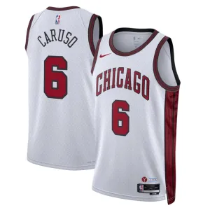 Nike Chicago Bulls Alex Caruso 6 Trikot City Edition 22/23 Swingman Weiß Für Herren