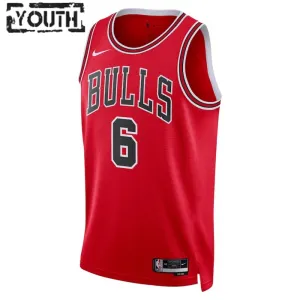 Nike Chicago Bulls Alex Caruso 6 Trikot Icon Edition Swingman Rot Für Kinder