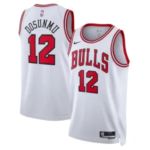 Nike Chicago Bulls Ayo Dosunmu 12 Trikot Association Edition Swingman Weiß Für Herren