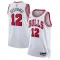 Nike Chicago Bulls Ayo Dosunmu 12 Trikot Association Edition Swingman Weiß Für Herren