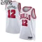 Nike Chicago Bulls Ayo Dosunmu 12 Trikot Association Edition Swingman Weiß Für Kinder