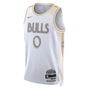 Nike Chicago Bulls Coby White Trikot City Edition 24/25 Swingman Weiß Für Herren