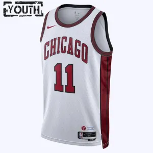 Nike Chicago Bulls Demar Derozan 11 Trikot City Edition 22/23 Swingman Weiß Für Kinder
