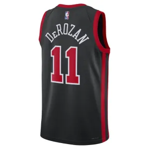 Nike Chicago Bulls DeMar DeRozan 11 Trikot City Edition 23/24 Swingman Schwarz Für Herren