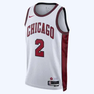 Nike Chicago Bulls Lonzo Ball 2 Trikot City Edition 22/23 Swingman Weiß Für Herren
