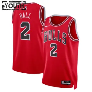 Nike Chicago Bulls Lonzo Ball 2 Trikot Icon Edition Swingman Rot Für Kinder