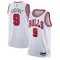 Nike Chicago Bulls Nikola Vucevic 9 Trikot Association Edition Swingman Weiß Für Herren