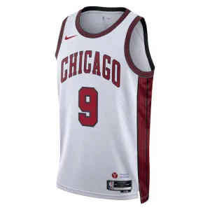 Nike Chicago Bulls Nikola Vucevic 9 Trikot City Edition 22/23 Swingman Weiß Für Herren