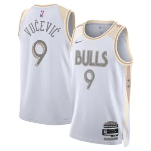 Nike Chicago Bulls Nikola Vucevic Trikot City Edition 24/25 Swingman Weiß Für Herren