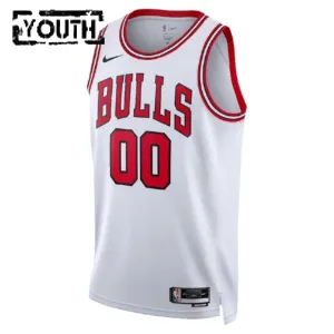 Nike Chicago Bulls Trikot Personalisiert Association Edition Swingman Weiß Für Kinder