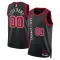 Nike Chicago Bulls Trikot Personalisiert City Edition 23/24 Swingman Schwarz Für Herren