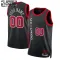 Nike Chicago Bulls Trikot Personalisiert City Edition 23/24 Swingman Schwarz Für Kinder