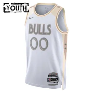 Nike Chicago Bulls Trikot Personalisiert City Edition 24/25 Swingman Weiß Für Kinder