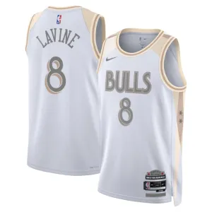 Nike Chicago Bulls Zach Lavine Trikot City Edition 24/25 Swingman Weiß Für Herren