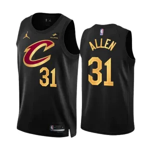 Jordan Cleveland Cavaliers Jarrett Allen 31 Trikot Statement Edition Swingman Schwarz Für Herren