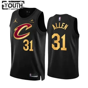 Jordan Cleveland Cavaliers Jarrett Allen 31 Trikot Statement Edition Swingman Schwarz Für Kinder