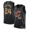 Jordan Cleveland Cavaliers Lauri Markkanen 24 Trikot Statement Edition Swingman Schwarz Für Herren