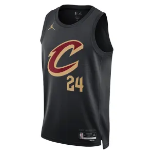 Jordan Cleveland Cavaliers Lauri Markkanen 24 Trikot Statement Edition Swingman Schwarz Für Herren