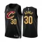 Jordan Cleveland Cavaliers Ochai Agbaji 30 Trikot Statement Edition Swingman Schwarz Für Herren
