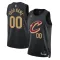 Jordan Cleveland Cavaliers Trikot Personalisiert Statement Edition Swingman Schwarz Für Herren
