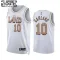 Nike Cleveland Cavaliers Darius Garland 10 Trikot City Edition 22/23 Swingman Weiß Für Kinder