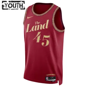Nike Cleveland Cavaliers Donovan Mitchell Trikot City Edition 23/24 Swingman Für Kinder
