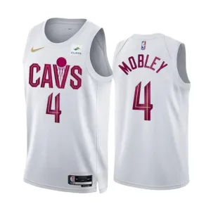 Nike Cleveland Cavaliers Evan Mobley 4 Trikot Association Edition Swingman Weiß Für Herren