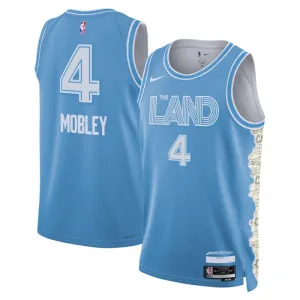 Nike Cleveland Cavaliers Evan Mobley Trikot City Edition 24/25 Swingman Blau Für Herren
