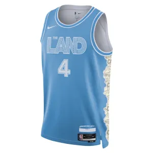 Nike Cleveland Cavaliers Evan Mobley Trikot City Edition 24/25 Swingman Blau Für Herren