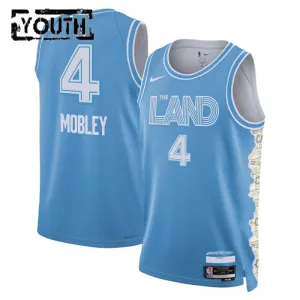 Nike Cleveland Cavaliers Evan Mobley Trikot City Edition 24/25 Swingman Blau Für Kinder