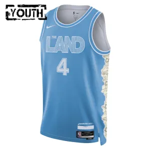 Nike Cleveland Cavaliers Evan Mobley Trikot City Edition 24/25 Swingman Blau Für Kinder