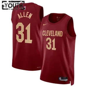 Nike Cleveland Cavaliers Jarrett Allen 31 Trikot Icon Edition Swingman Maroon Für Kinder