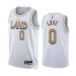 Nike Cleveland Cavaliers Kevin Love 0 Trikot City Edition 22/23 Swingman Weiß Für Herren