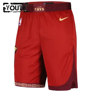 Nike Cleveland Cavaliers Shorts City Edition 23/24 Swingman Für Kinder