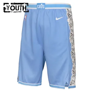 Nike Cleveland Cavaliers Shorts City Edition 24/25 Swingman Für Kinder