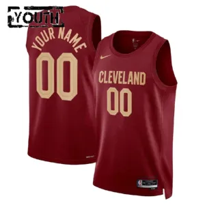 Nike Cleveland Cavaliers Trikot Personalisiert Icon Edition Swingman Rot Für Kinder