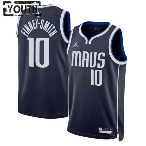 Jordan Dallas Mavericks Dorian Finney-Smith 10 Trikot Statement Edition Swingman Navy Für Kinder