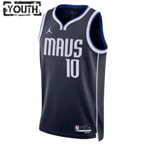 Jordan Dallas Mavericks Dorian Finney-Smith 10 Trikot Statement Edition Swingman Navy Für Kinder