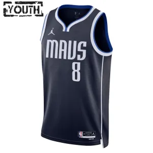 Jordan Dallas Mavericks Josh Green 8 Trikot Statement Edition Swingman Navy Für Kinder