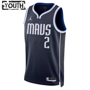 Jordan Dallas Mavericks Kyrie Irving 2 Trikot Statement Edition Swingman Navy Für Kinder