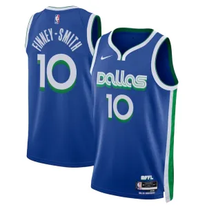 Nike Dallas Mavericks Dorian Finney-Smith 10 Trikot City Edition 22/23 Swingman Blau Für Herren