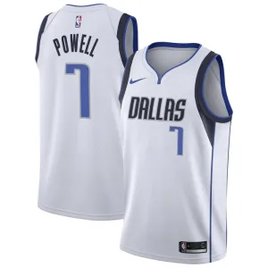 Nike Dallas Mavericks Dwight Powell 7 Trikot Association Edition Swingman Weiß Für Herren