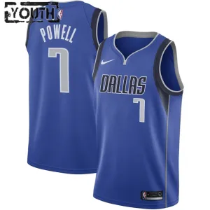 Nike Dallas Mavericks Dwight Powell 7 Trikot Icon Edition Swingman Für Kinder
