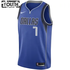 Nike Dallas Mavericks Dwight Powell 7 Trikot Icon Edition Swingman Für Kinder