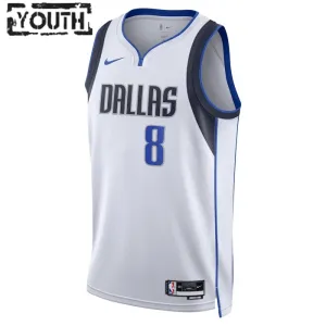 Nike Dallas Mavericks Josh Green 8 Trikot Association Edition Swingman Weiß Für Kinder