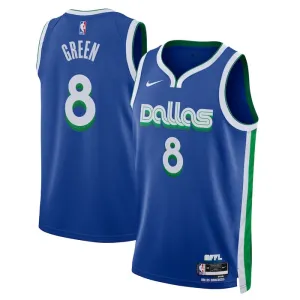 Nike Dallas Mavericks Josh Green 8 Trikot City Edition 22/23 Swingman Blau Für Herren