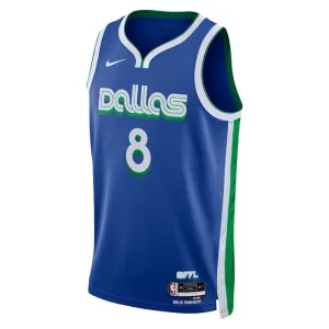 Nike Dallas Mavericks Josh Green 8 Trikot City Edition 22/23 Swingman Blau Für Herren